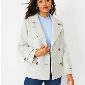 Houndstooth Shorter Peacoat
